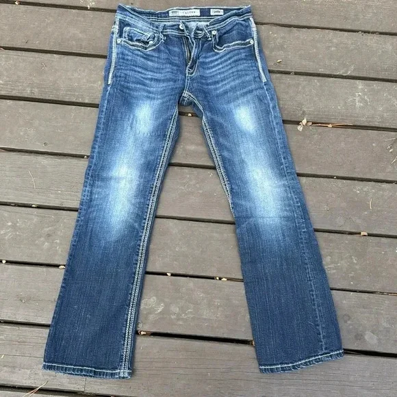 BKE men’s Carter stretch boot cut jeans size 28S - Picture 2 of 6